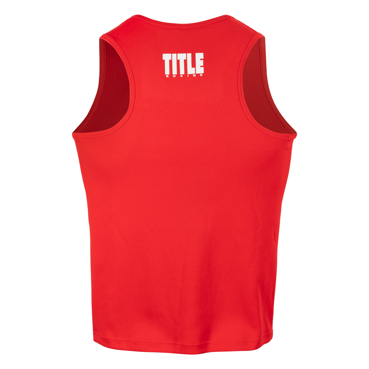 variant:red::TITLE Boxing Aerovent Elite Racerback Boxing Jersey 2.0 back view