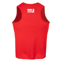 variant:red::TITLE Boxing Aerovent Elite Racerback Boxing Jersey 2.0 back view