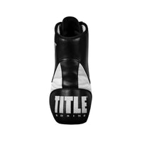 variant:Black/White::TITLE Boxing Speed-Flex Encore Mid-Top Shoes back view
