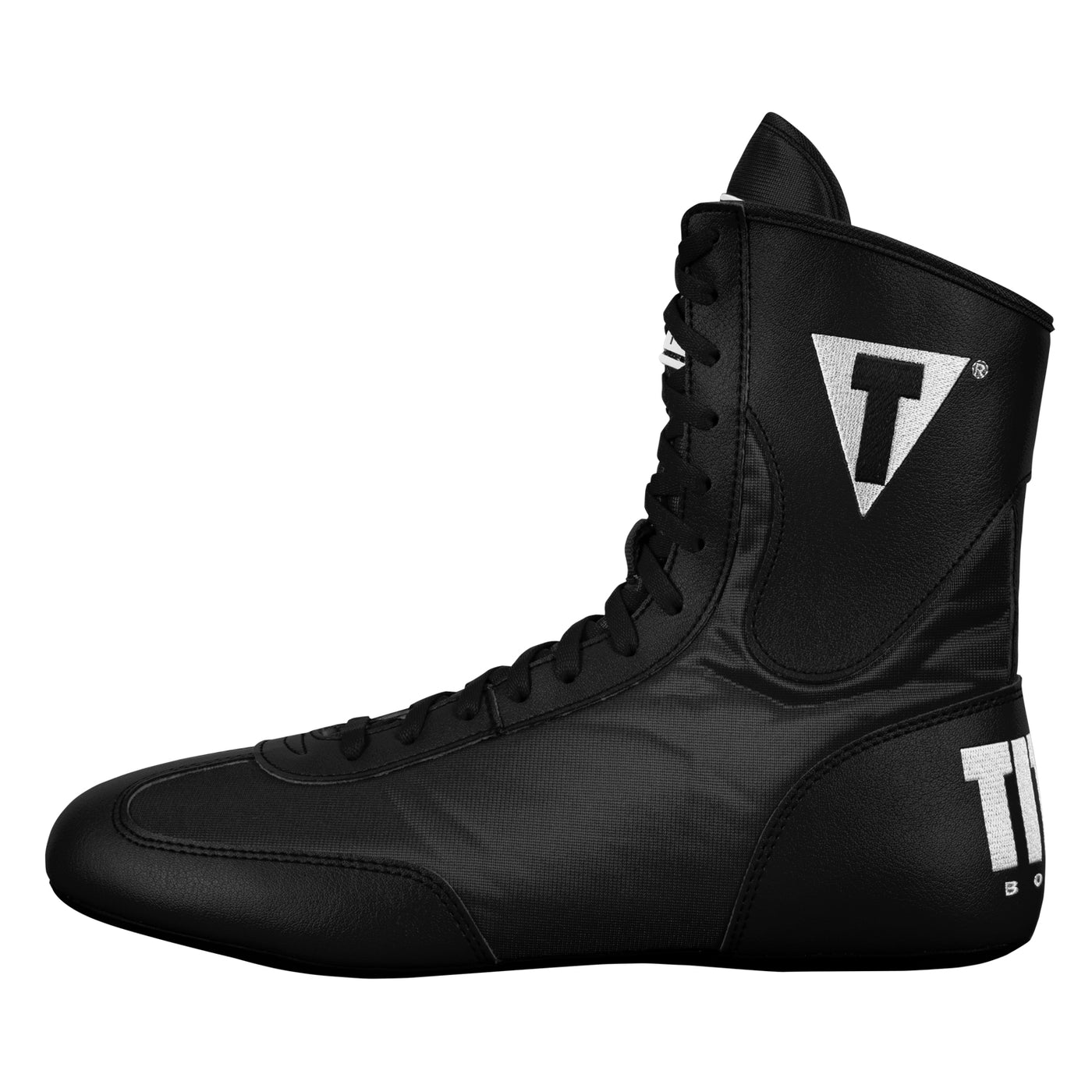color:Black::TITLE Boxing Speed-Flex Encore Mid-Top Shoes left view