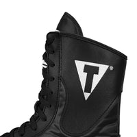 variant:Black::TITLE Boxing Speed-Flex Encore Mid-Top Shoes close up