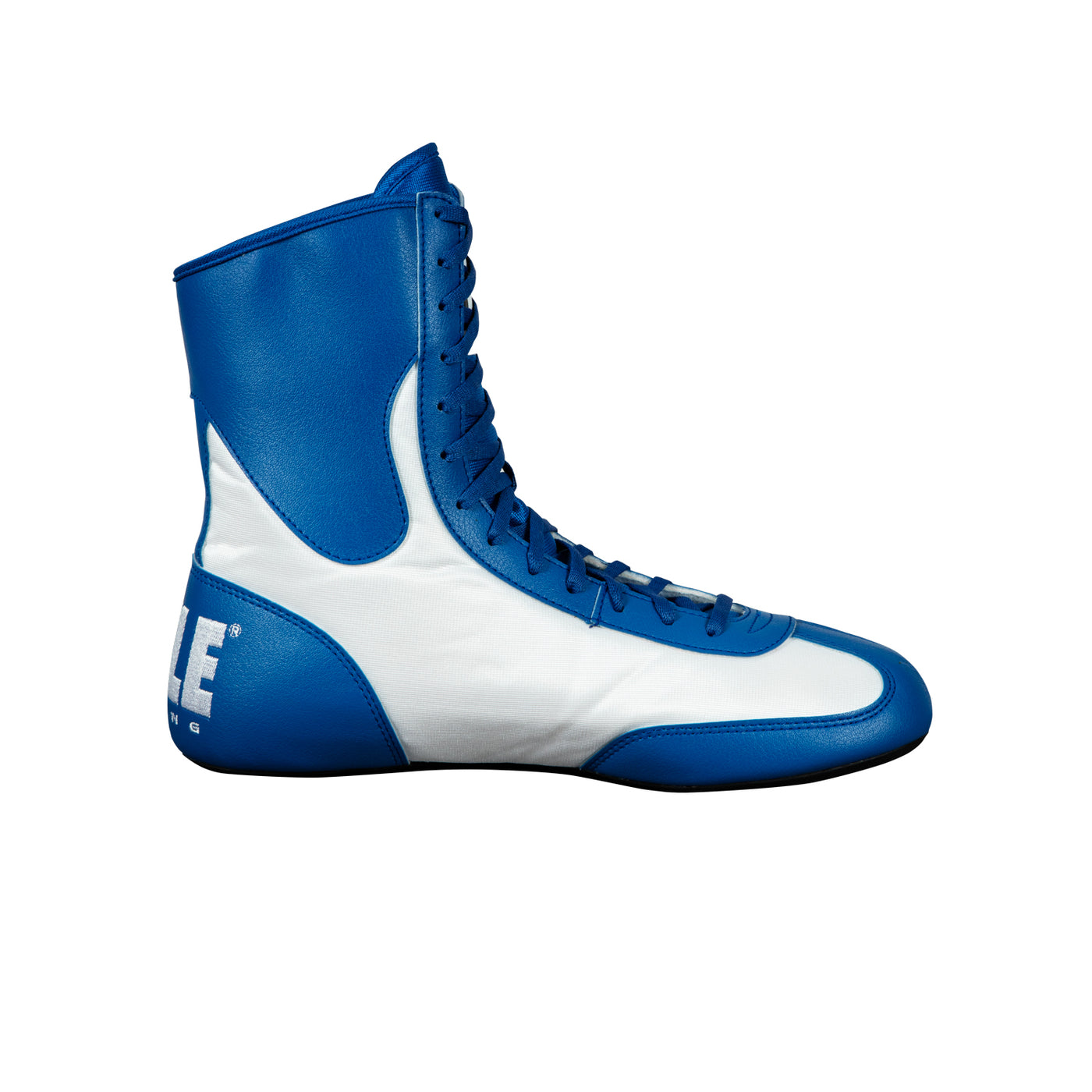 variant:Blue/White::TITLE Boxing Speed-Flex Encore Mid-Top Shoes right view