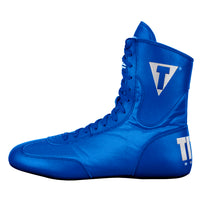 color:Blue::TITLE Boxing Speed-Flex Encore Mid-Top Shoes left view