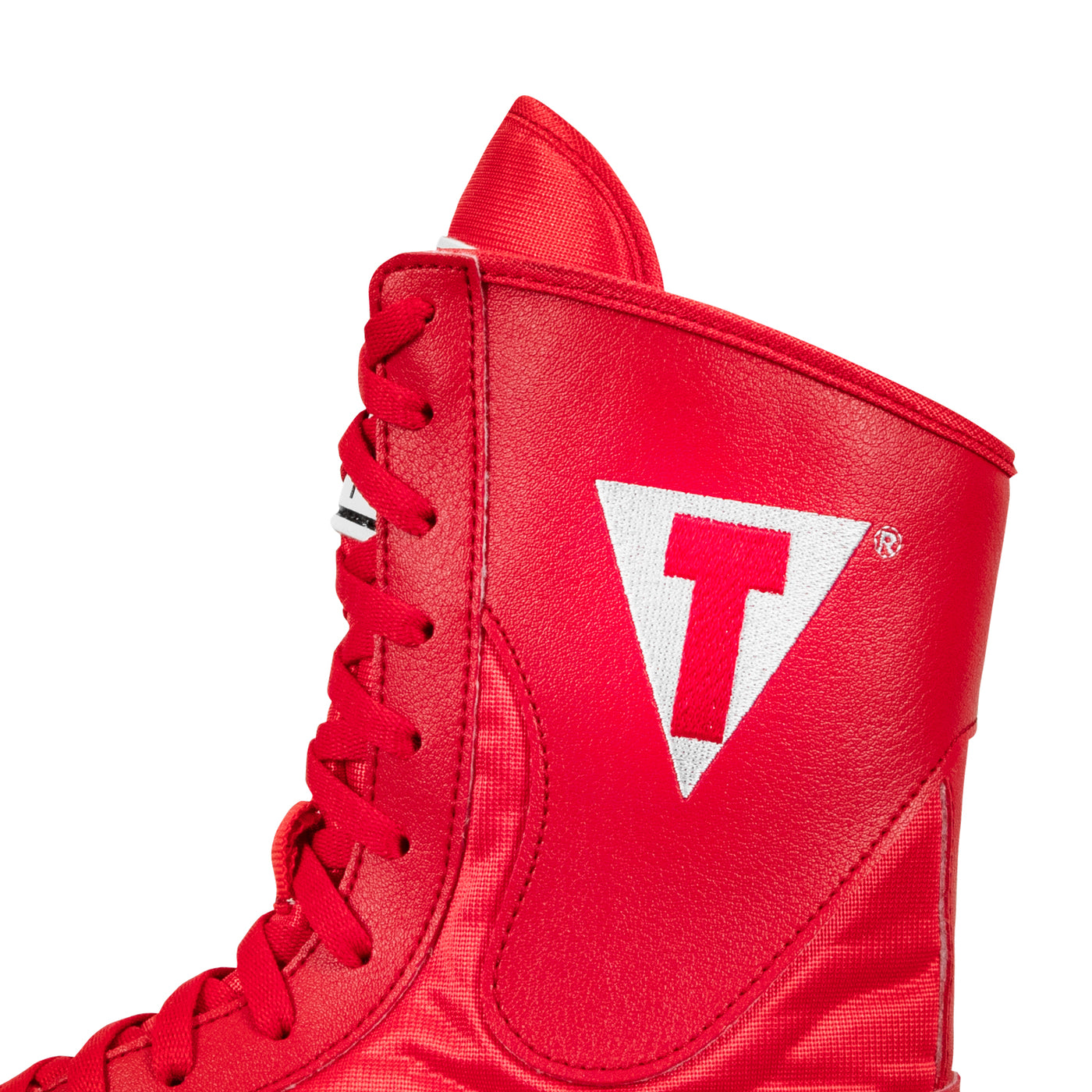 variant:Red::TITLE Boxing Speed-Flex Encore Mid-Top Shoes close up