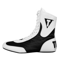 color:White/Black::TITLE Boxing Speed-Flex Encore Mid-Top Shoes left view