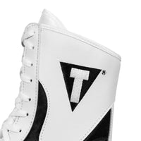 variant:White/Black::TITLE Boxing Speed-Flex Encore Mid-Top Shoes close up