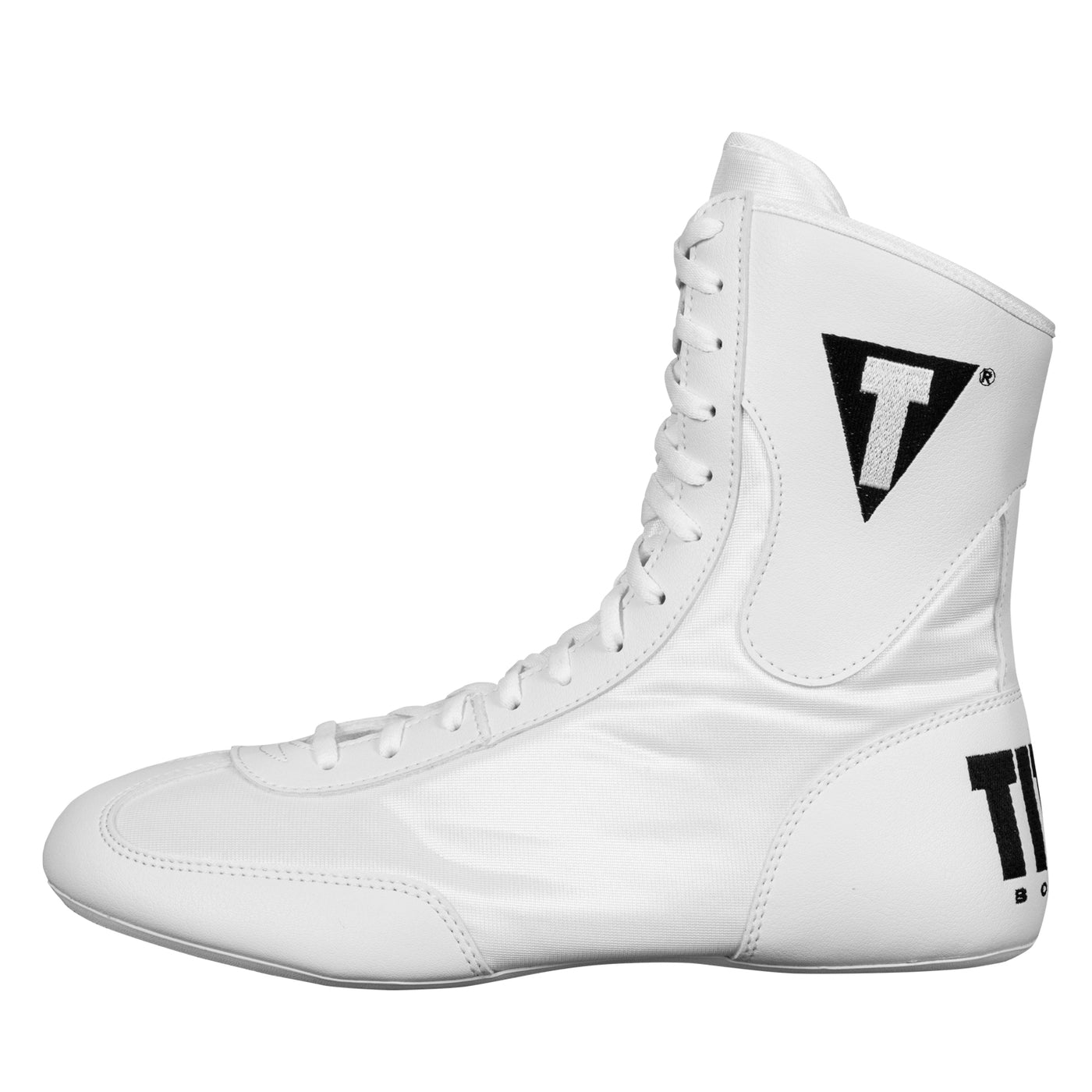 color:White::TITLE Boxing Speed-Flex Encore Mid-Top Shoes