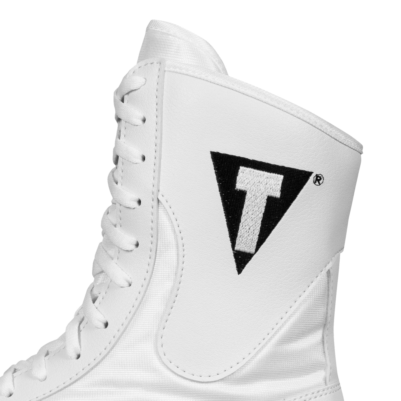 variant:White::TITLE Boxing Speed-Flex Encore Mid-Top Shoes close up