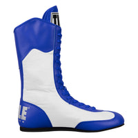 variant:blue/white::TITLE Boxing Speed-Flex Encore High-Top Shoes side view