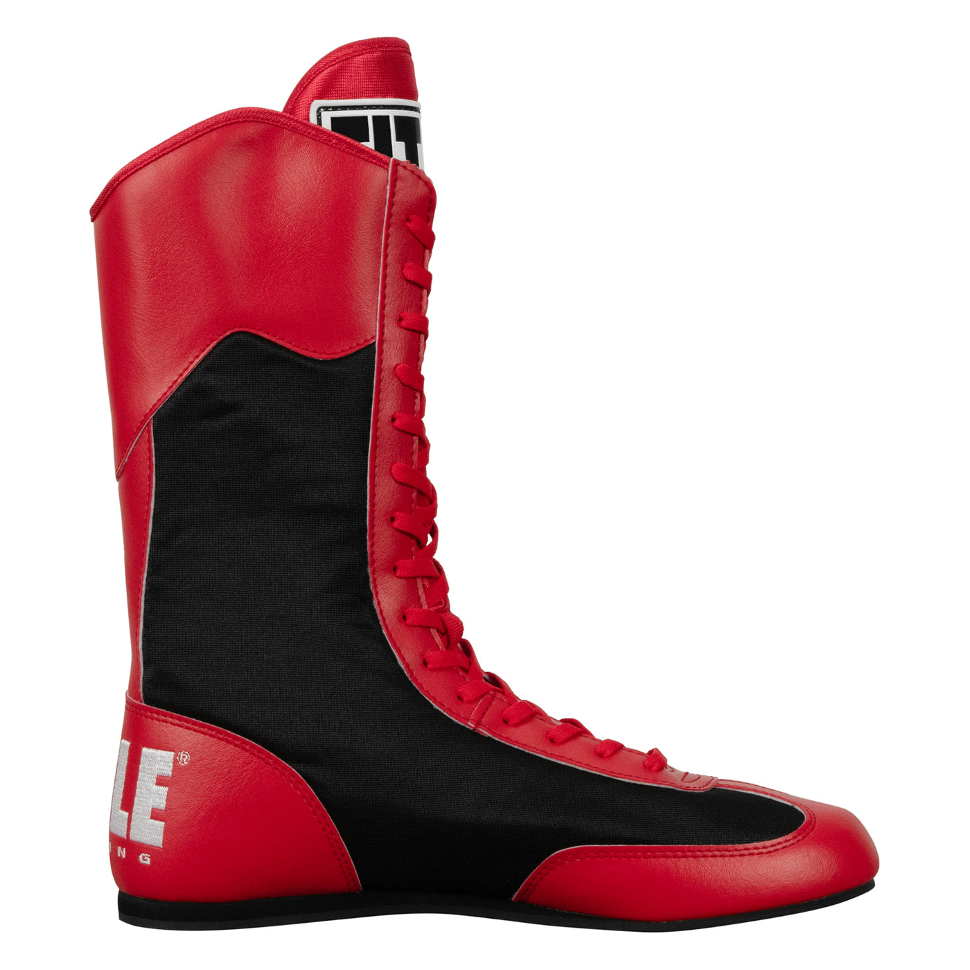 variant:Red/Black::TITLE Boxing Speed-Flex Encore High-Top Shoes side view