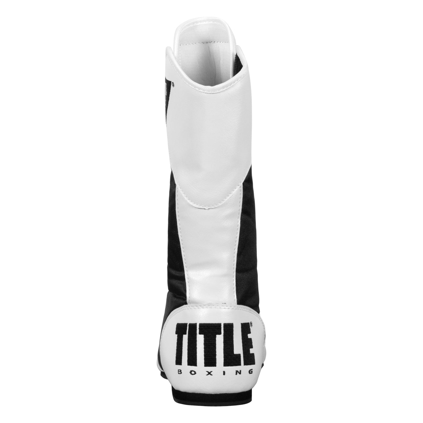 variant:White/Black::TITLE Boxing Speed-Flex Encore High-Top Shoes back view