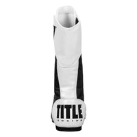 variant:White/Black::TITLE Boxing Speed-Flex Encore High-Top Shoes back view
