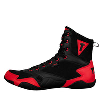 color:Black/Red::TITLE Charged Boxing Shoes side view