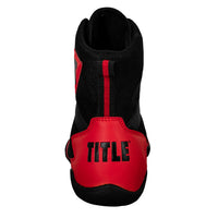 variant:black/red::TITLE Charged Boxing Shoes back view
