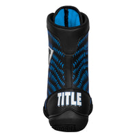 variant:Black/Blue::TITLE Boxing Predator Shoes 2.0 back view