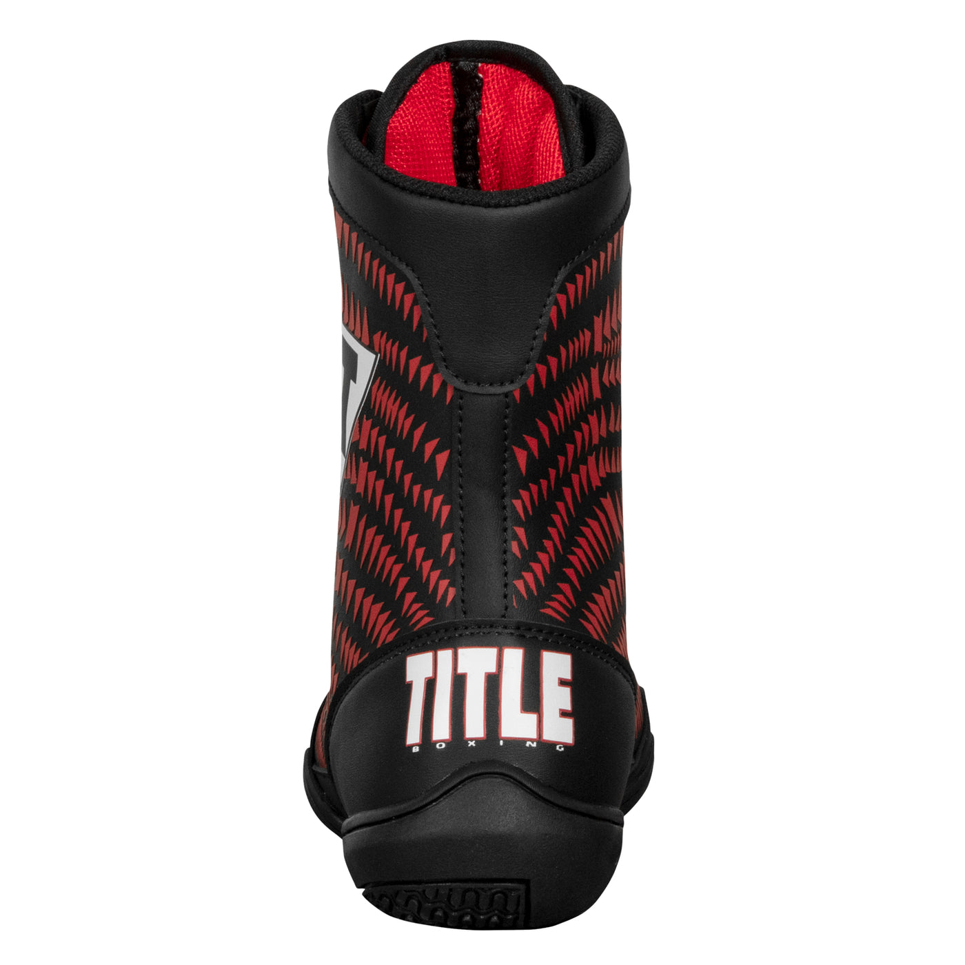 variant:Black/Red::TITLE Boxing Predator Shoes 2.0 back view