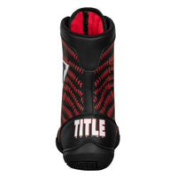variant:Black/Red::TITLE Boxing Predator Shoes 2.0 back view