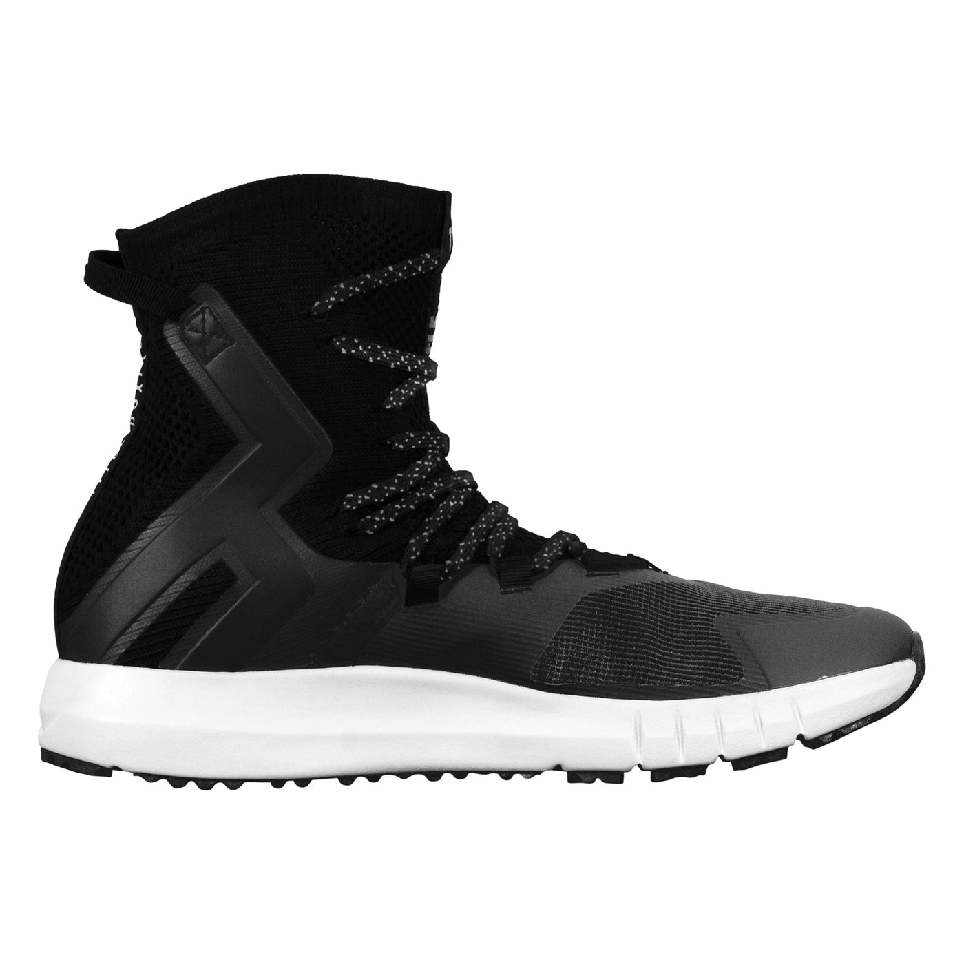 variant:black/black::TITLE Boxing High Point Boxing Shoes side view