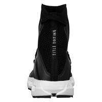 variant:black/black::TITLE Boxing High Point Boxing Shoes back view