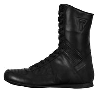 color:black::TITLE Boxing High-Top Leather Boxing Shoes
