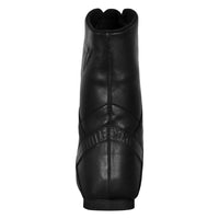 variant:black::TITLE Boxing High-Top Leather Boxing Shoes back view