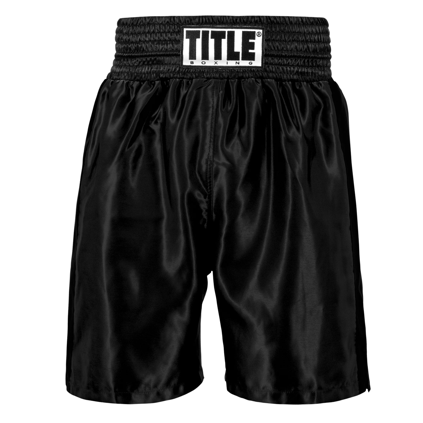 color:black::TITLE Boxing Edge Boxing Trunks 2.0 front view