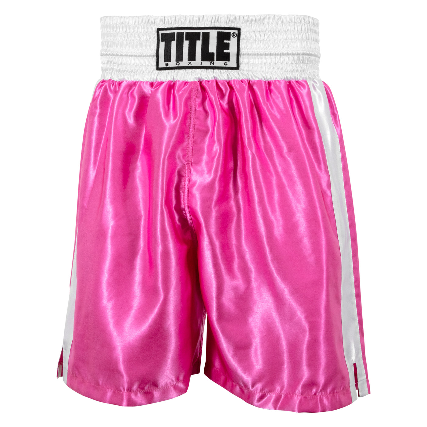 variant:pink/white::TITLE Boxing Edge Boxing Trunks 2.0 side view
