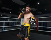 variant:black/gold::TITLE Boxing Edge Boxing Trunks 2.0 guy in ring club