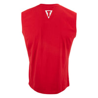 variant:Red/White::TITLE Boxing Iconic Block Muscle Tee back view