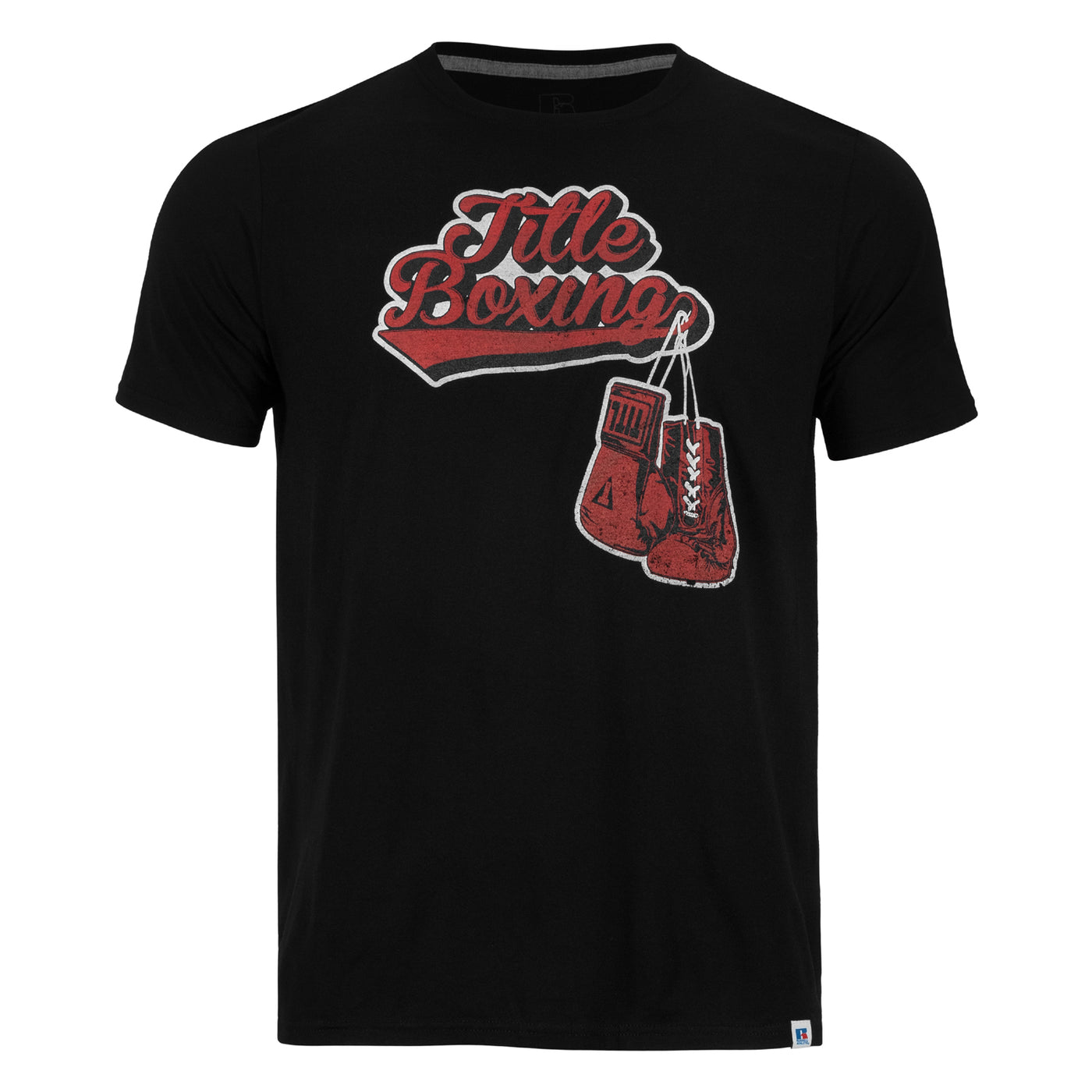 color:black::TITLE Boxing Classic Script Performance Tee main view