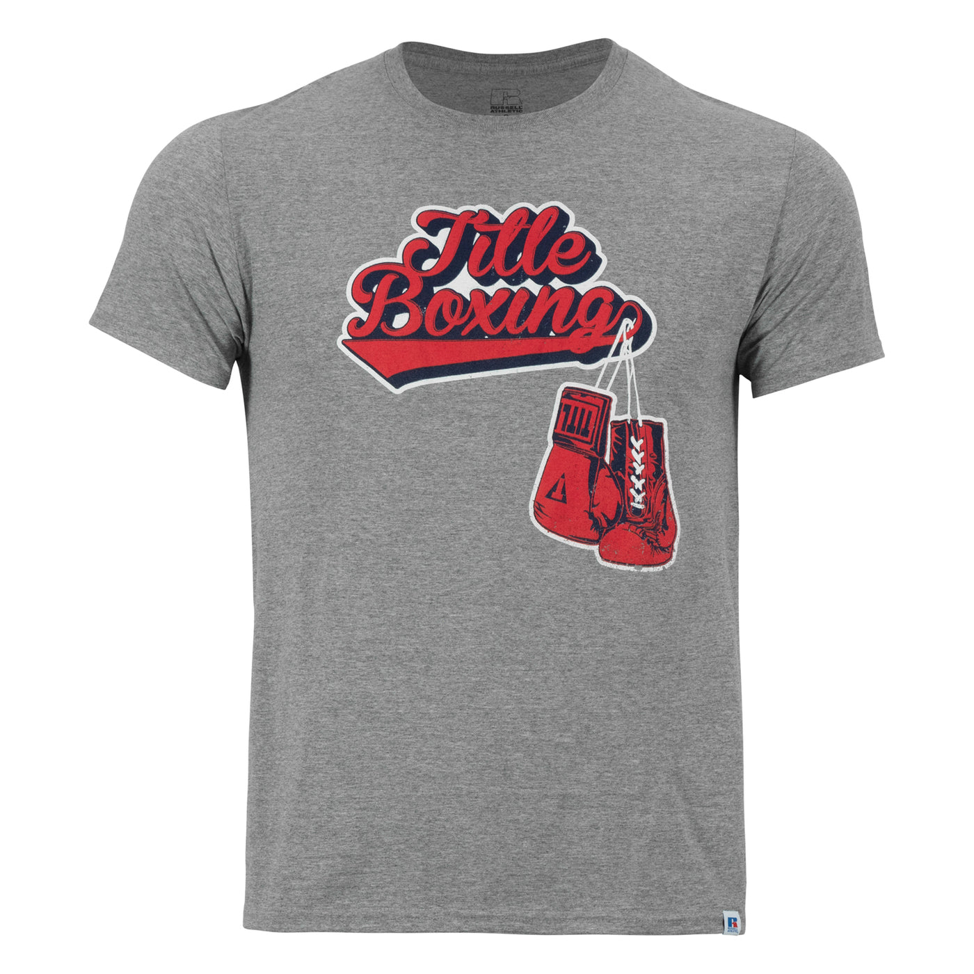 color:grey::TITLE Boxing Classic Script Performance Tee main view
