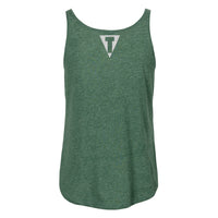 variant:Green::TITLE Boxing Women's Striped Wordmark Cropped Tank