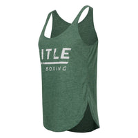 variant:Green::TITLE Boxing Women's Striped Wordmark Cropped Tank