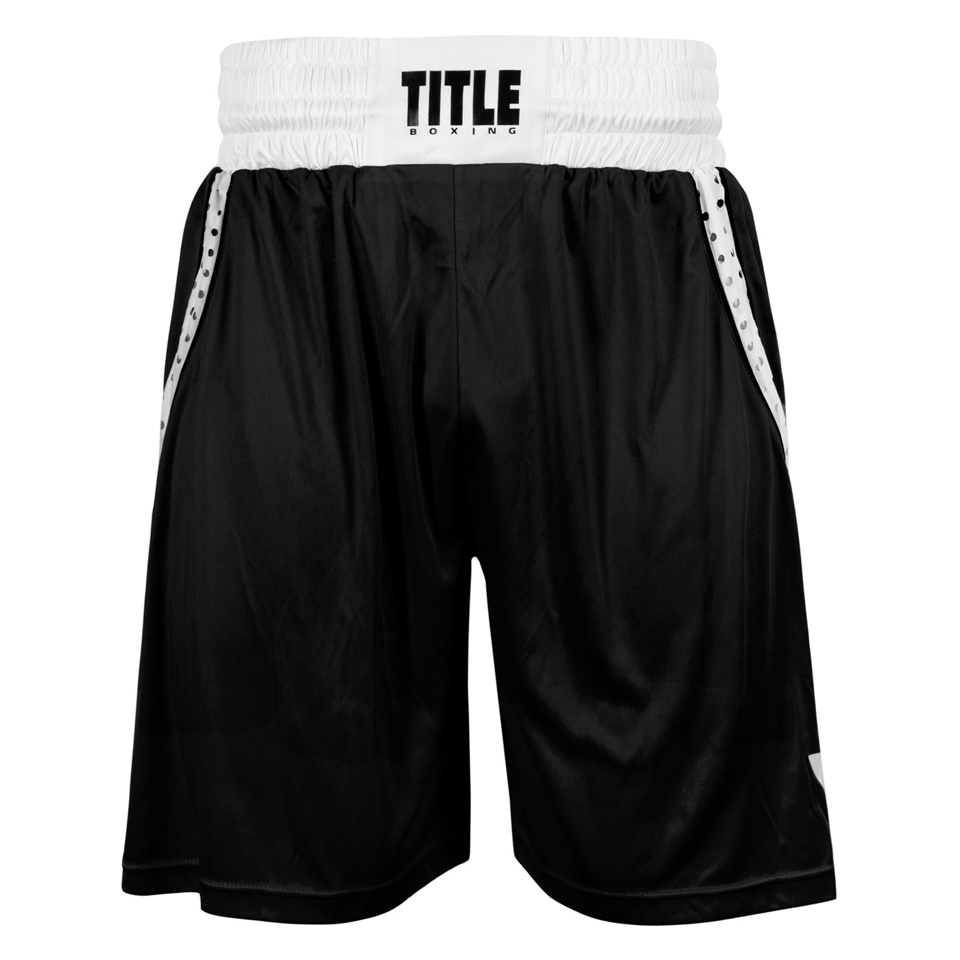 variant:black/white::TITLE Boxing Performance Aerovent Amateur Boxing Set 3.0 short front view