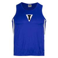 variant:blue/white::TITLE Boxing Performance Aerovent Amateur Boxing Set 3.0 shirt front view
