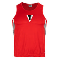 variant:red/white::TITLE Boxing Performance Aerovent Amateur Boxing Set 3.0 front view top