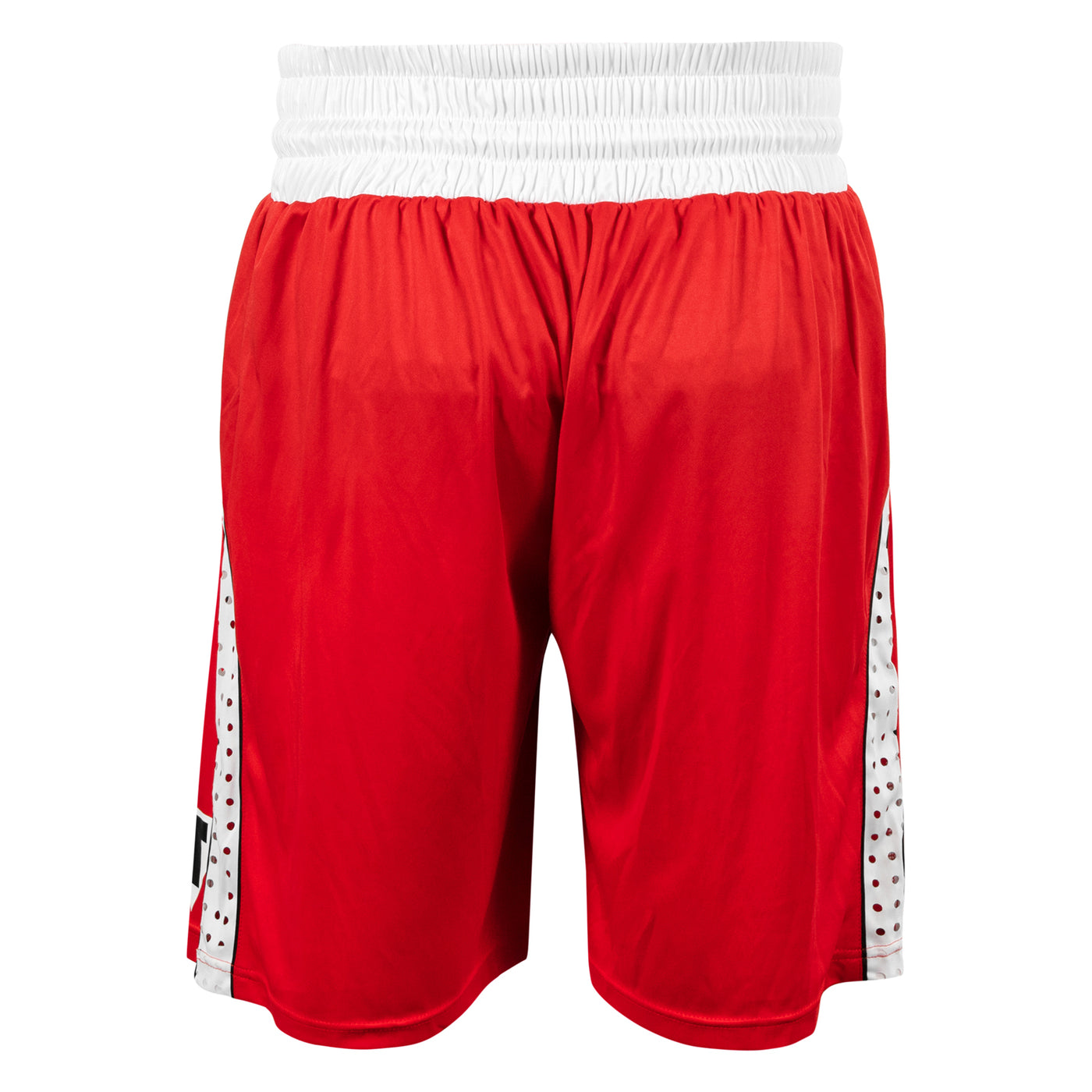 variant:red/white::TITLE Boxing Performance Aerovent Amateur Boxing Set 3.0 back view shorts
