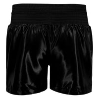 variant:black/black::TITLE Boxing Professional Traditional Cut Trunks back view