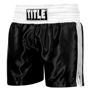 color:black/white::TITLE Boxing Professional Traditional Cut Trunks main view