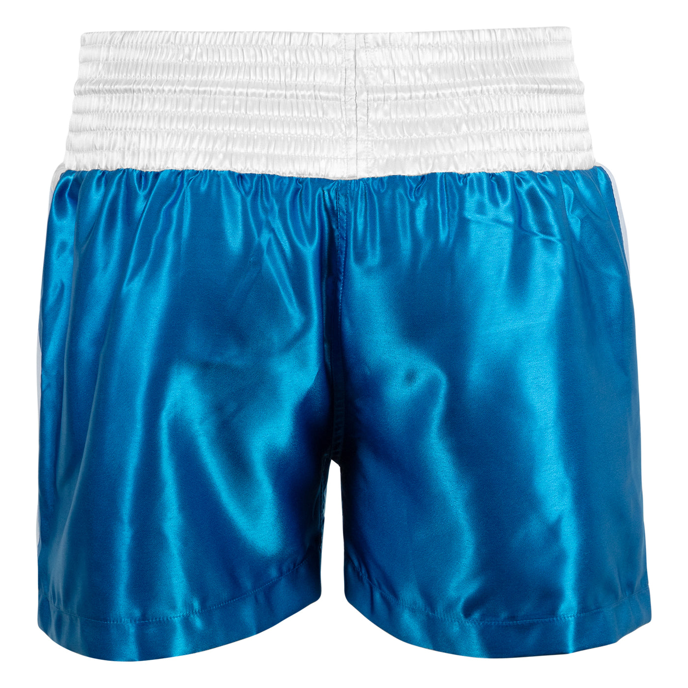 variant:blue/white::TITLE Boxing Professional Traditional Cut Trunks back view