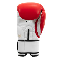 variant:Red/White::TITLE Premier Leather Super Bag Gloves 2.0 back view