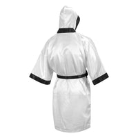 variant:white/black::TITLE Boxing Stock Full Length Robe 3.0 back view
