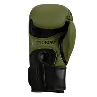 variant:Green/Black::TITLE Boxing Vegan Fitness Bag Gloves back view