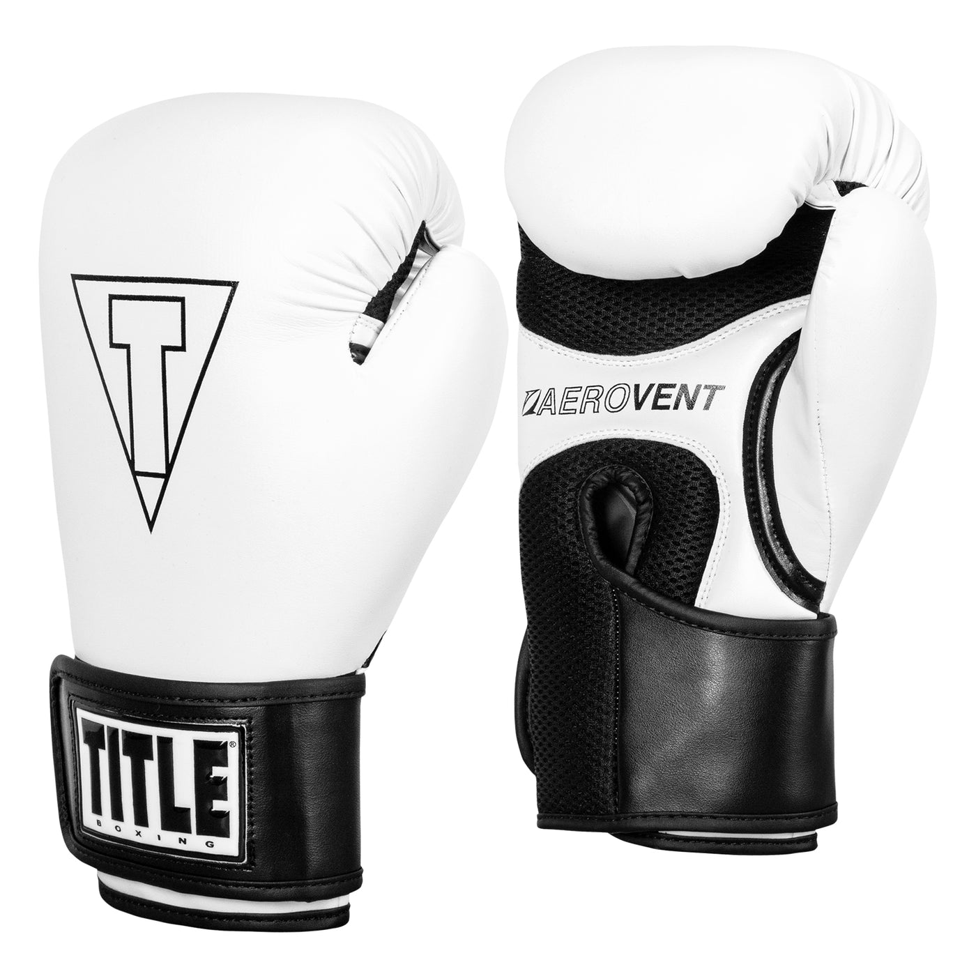variant:White/Black::TITLE Boxing Vegan Fitness Bag Gloves