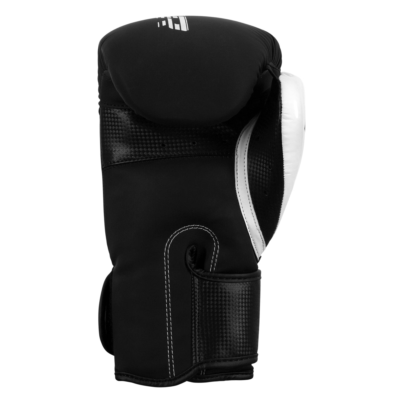variant:Black/White::Viper by TITLE Boxing Strike Bag Gloves 2.0 back view