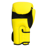 variant:Black/Neon Yellow::Viper by TITLE Boxing Strike Select Bag Gloves 2.0 back view