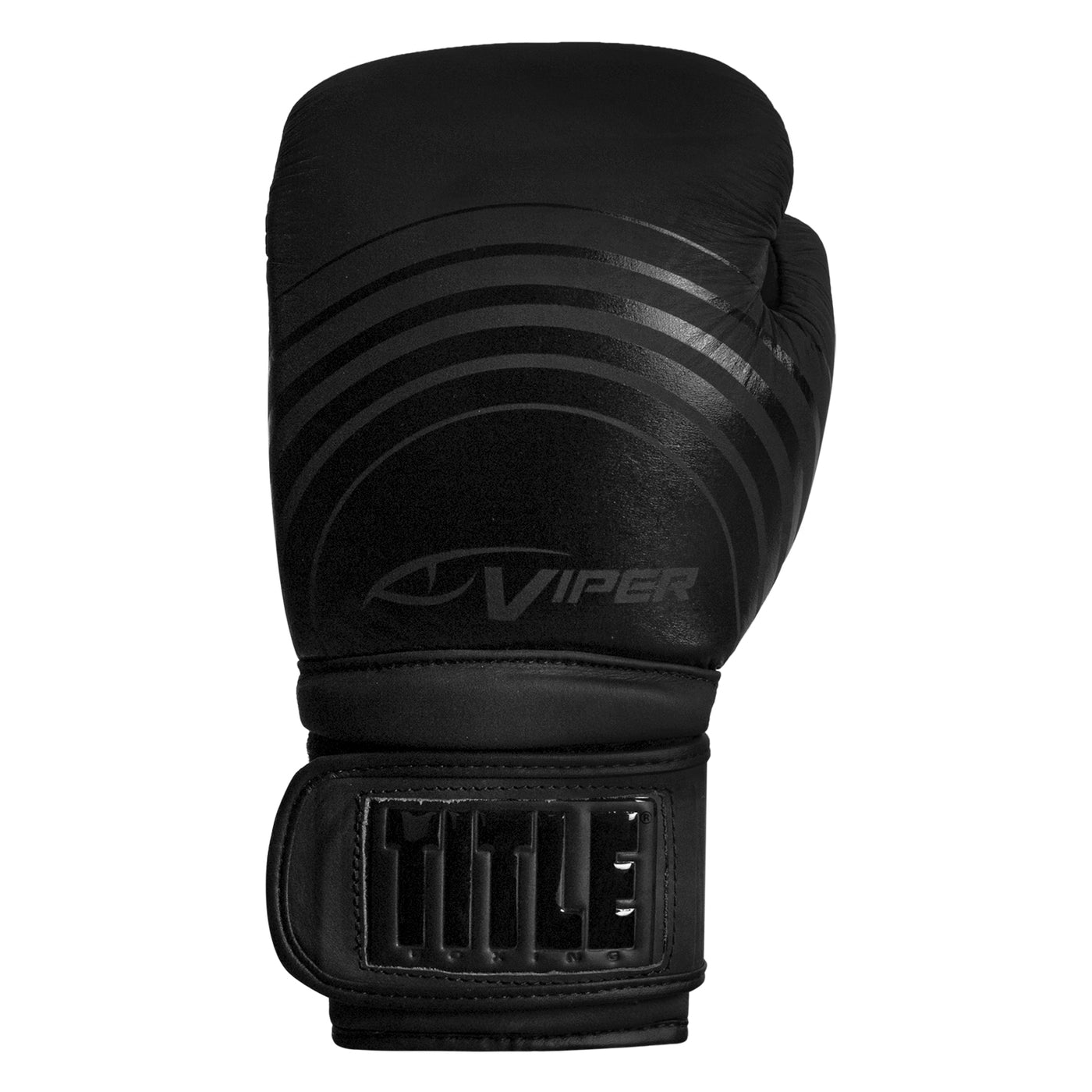 variant:Black::Viper by TITLE Boxing Select Training Gloves 2.0 front view