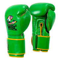 variant:Green/Black::WBC by TITLE Boxing Bag Gloves side view