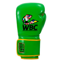 variant:Green/Black::WBC by TITLE Boxing Bag Gloves front view