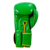 variant:Green/Black::WBC by TITLE Boxing Bag Gloves back view